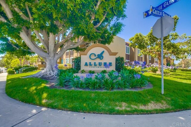 3454 Castle Glen Dr Unit 115, San Diego, CA 92123 - community sign with a lawn