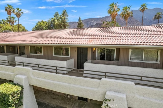 2825 N Los Felices Rd Unit 211, Palm Springs, CA 92262 - single story home with a mountain view and a tile roof