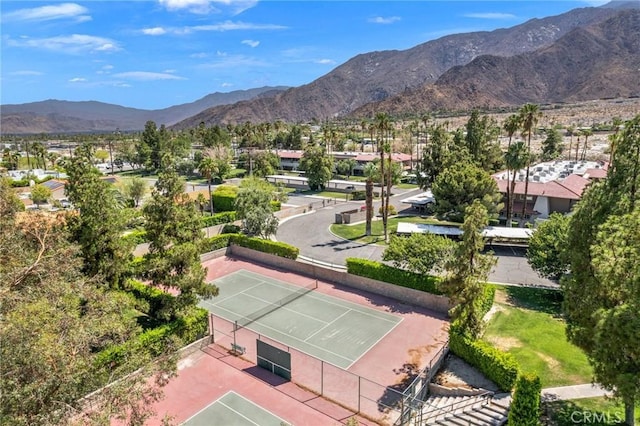 2825 N Los Felices Rd Unit 211, Palm Springs, CA 92262 - aerial view of residential area with a mountain backdrop
