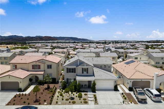 5756 Quicksilver Way, Banning, CA 92220 - aerial view of residential area featuring a mountainous background