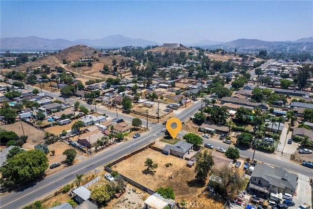 5609 Beach St, Jurupa Valley, CA 92509 - aerial perspective of suburban area with mountains