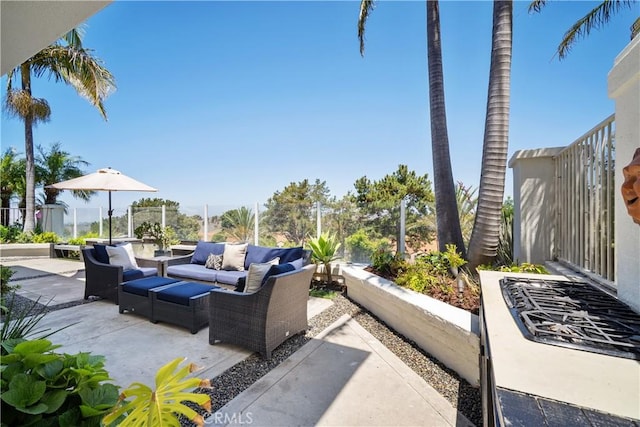 1213 Via Visalia, San Clemente, CA 92672 - view of patio with an outdoor living space