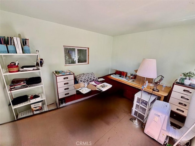 4126 Toland Way, Los Angeles, CA 90065 - office with finished concrete flooring
