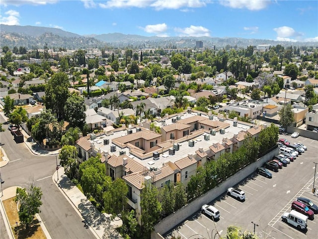 5753 White Oak Ave Unit 3, Encino, CA 91316 - aerial perspective of suburban area with a mountain backdrop