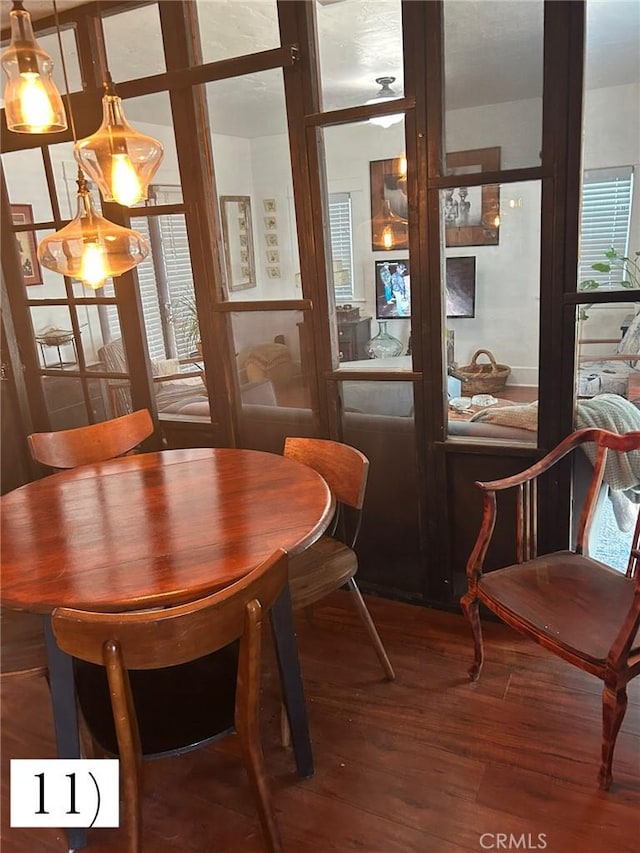 1388 N Lugo Ave, San Bernardino, CA 92404 - dining space with hardwood / wood-style floors
