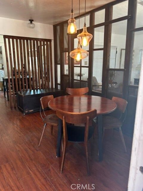 1388 N Lugo Ave, San Bernardino, CA 92404 - dining area with wood finished floors