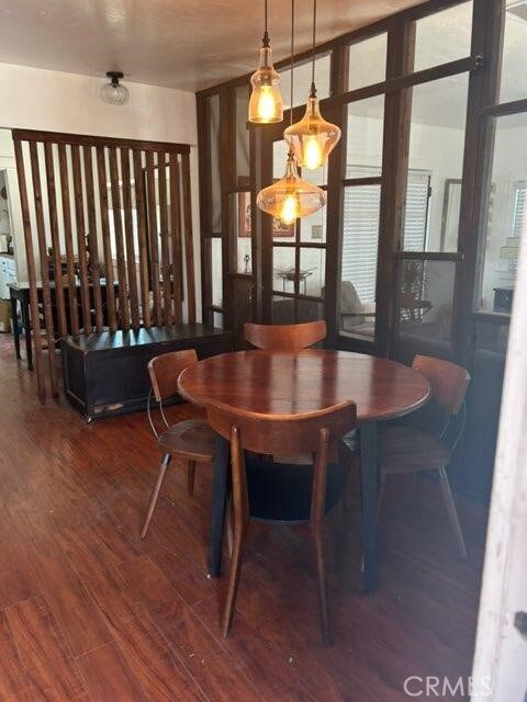 1388 N Lugo Ave, San Bernardino, CA 92404 - dining area with wood finished floors