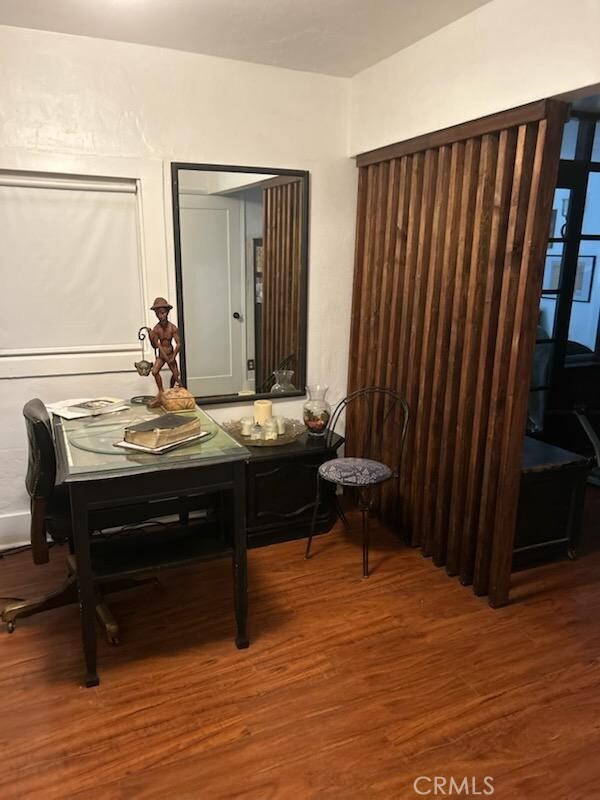 1388 N Lugo Ave, San Bernardino, CA 92404 - dining area featuring wood finished floors