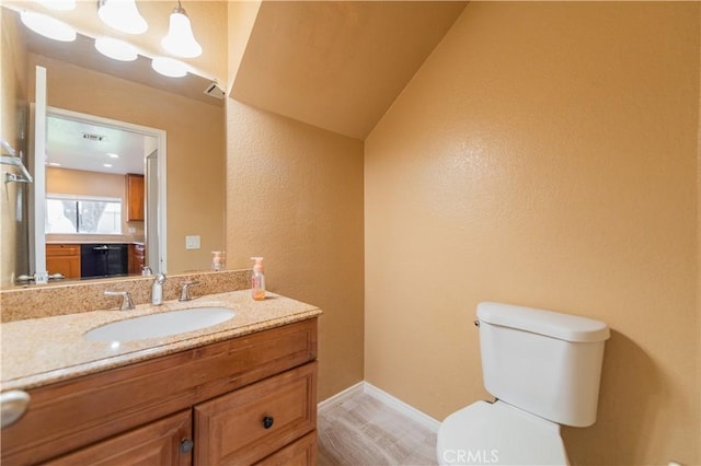 45 Willowcrest Ln, Pomona, CA 91766 - bathroom with vanity and a textured wall