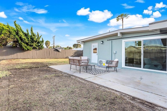 1143 Hemlock Ave, Imperial Beach, CA 91932 - fenced backyard featuring a patio and outdoor lounge area