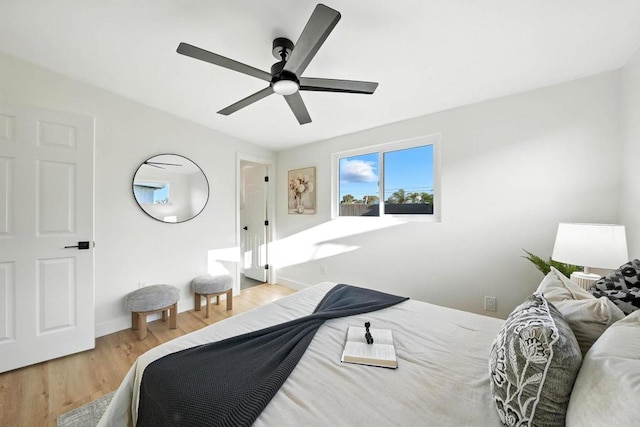 1143 Hemlock Ave, Imperial Beach, CA 91932 - bedroom featuring wood finished floors and ceiling fan