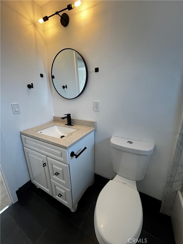 989 W 2nd St, San Pedro, CA 90731 - bathroom with vanity and tile patterned flooring