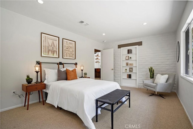 1987 Windover Rd, Pasadena, CA 91107 - bedroom with light carpet and recessed lighting