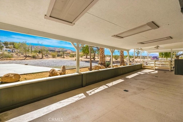 7167 Sunny Vista Rd, Joshua Tree, CA 92252 - view of patio with ceiling fan
