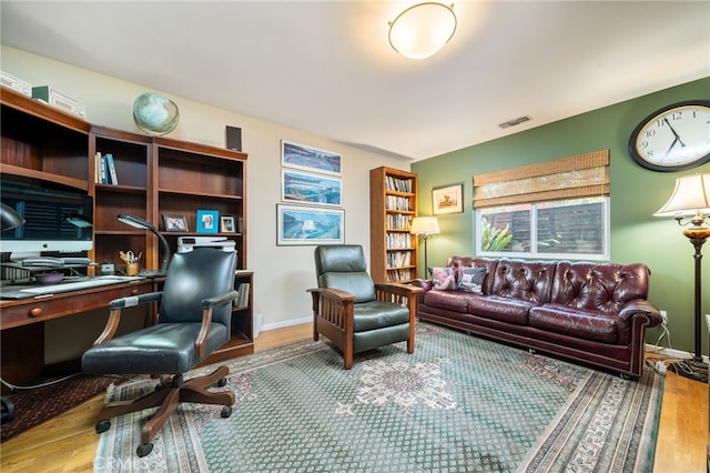 1525 Lafayette Rd, Claremont, CA 91711 - office featuring wood finished floors and baseboards