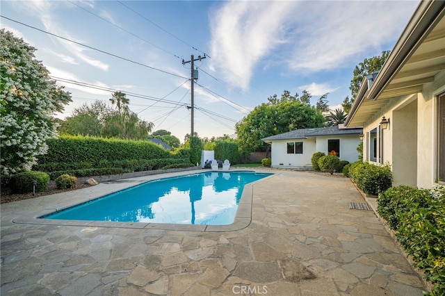 1525 Lafayette Rd, Claremont, CA 91711 - view of swimming pool with a fenced backyard and a patio area