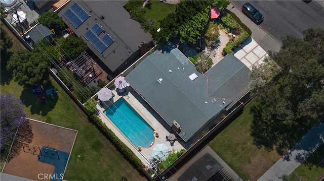 1640 Corsica Pl, Costa Mesa, CA 92626 - drone / aerial view of a pool