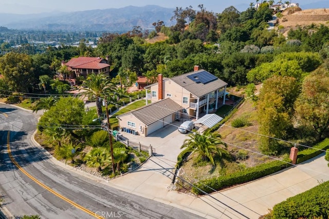 748 S Walnut Ave, San Dimas, CA 91773 - view from above of property with a mountain backdrop