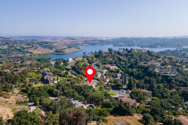 748 S Walnut Ave, San Dimas, CA 91773 - aerial view of property and surrounding area featuring a large body of water and a forest