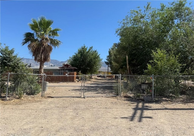 32461 Morse Ln, Lucerne Valley, CA 92356 - view of yard with a gate