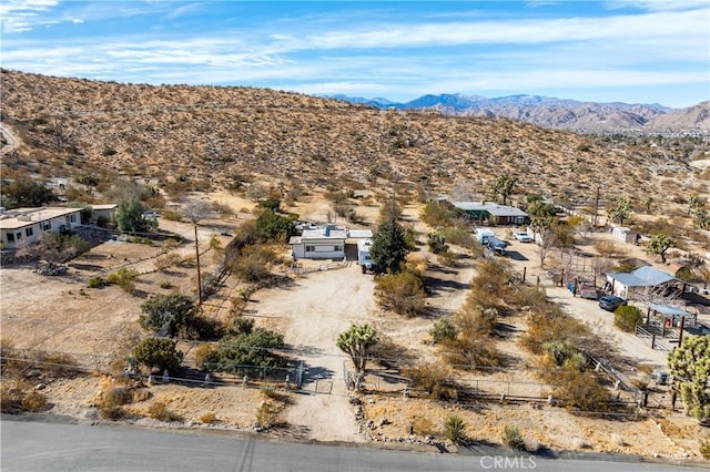 7888 Victor, Yucca Valley, CA 92284 - overview of rural landscape featuring mountains and a desert landscape