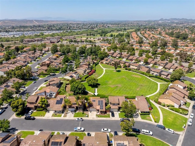 4773 Adler, Oceanside, CA 92057 - aerial view of property's location featuring nearby suburban area and a mountain backdrop