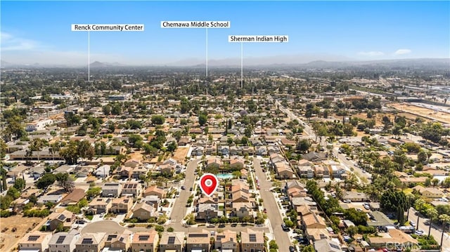 9804 Ardisia St, Riverside, CA 92503 - aerial perspective of suburban area
