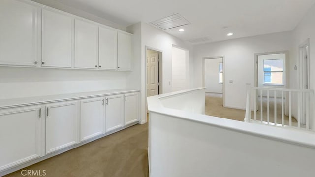 32420 Apricot Tree Rd, Winchester, CA 92596 - hall featuring light carpet and recessed lighting