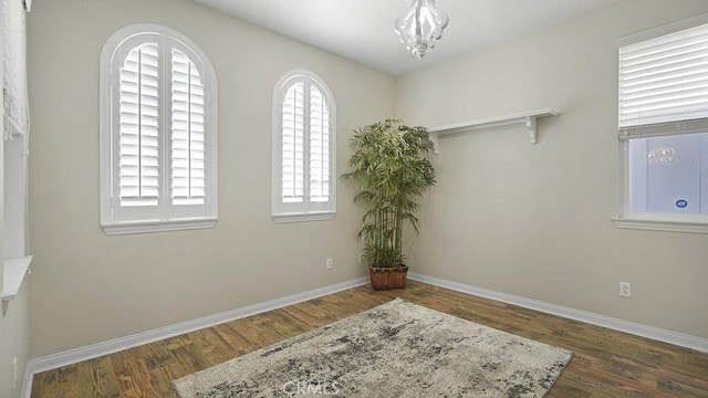32420 Apricot Tree Rd, Winchester, CA 92596 - spare room featuring wood finished floors and baseboards