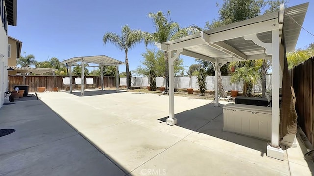 32420 Apricot Tree Rd, Winchester, CA 92596 - fenced backyard featuring a pergola and a patio area