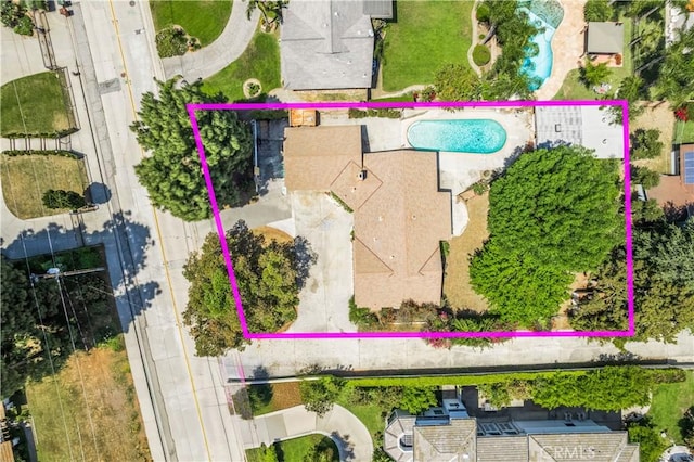 1725 Turnbull Canyon Rd, Hacienda Heights, CA 91745 - drone / aerial view of a pool area