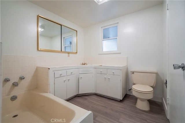 1725 Turnbull Canyon Rd, Hacienda Heights, CA 91745 - bathroom with a bath, vanity, and wood finished floors