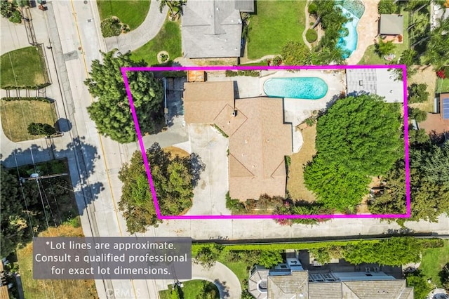 1725 Turnbull Canyon Rd, Hacienda Heights, CA 91745 - bird's eye view of a pool area