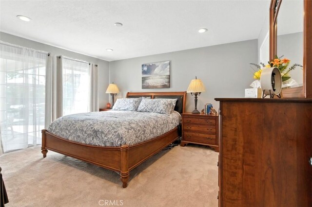 3526 Alder Pl, Chino Hills, CA 91709 - bedroom with light carpet and recessed lighting