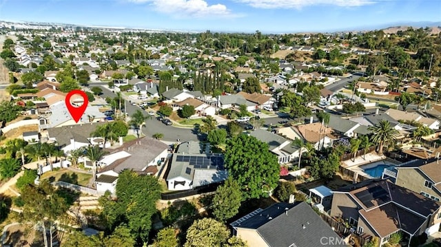3526 Alder Pl, Chino Hills, CA 91709 - aerial overview of property's location with nearby suburban area
