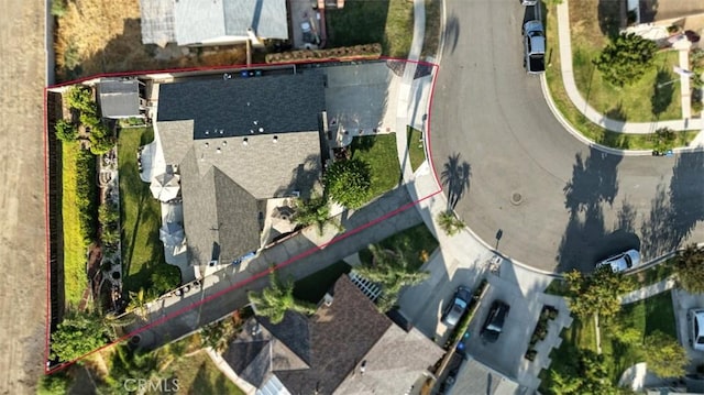 3526 Alder Pl, Chino Hills, CA 91709 - aerial view of property's location featuring property parcel outlined