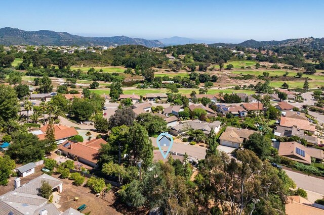 10518 Moon View Way, Escondido, CA 92026 - aerial view of residential area featuring mountains