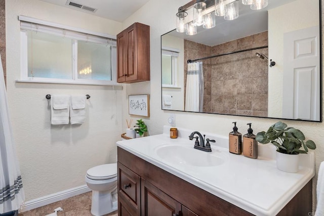 10518 Moon View Way, Escondido, CA 92026 - bathroom featuring vanity, a shower with shower curtain, and tile patterned flooring