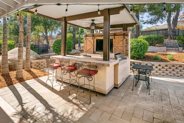 10518 Moon View Way, Escondido, CA 92026 - view of patio with a ceiling fan