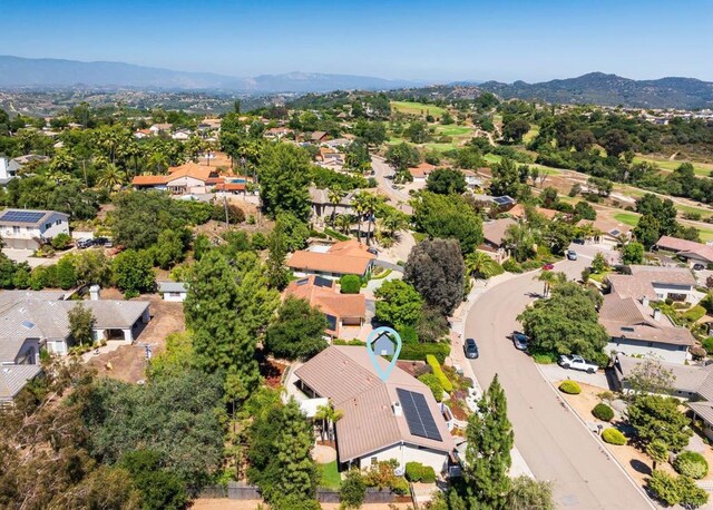 10518 Moon View Way, Escondido, CA 92026 - aerial perspective of suburban area with a mountainous background