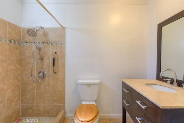 246 E Shasta St, Orland, CA 95963 - bathroom featuring vanity and a tile shower