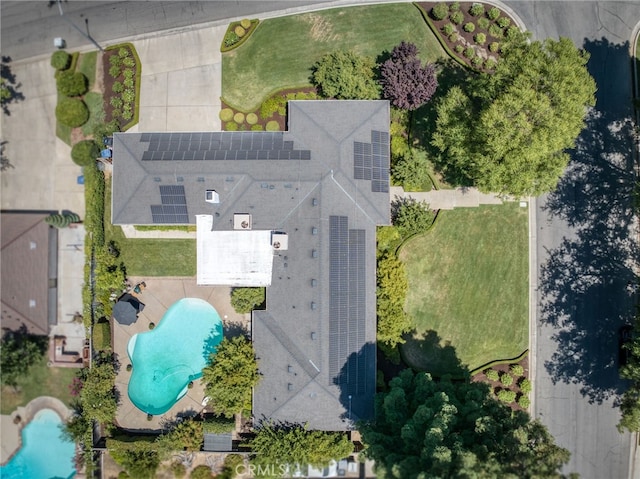 2640 Tenaya Way, Fresno, CA 93711 - aerial view of a pool