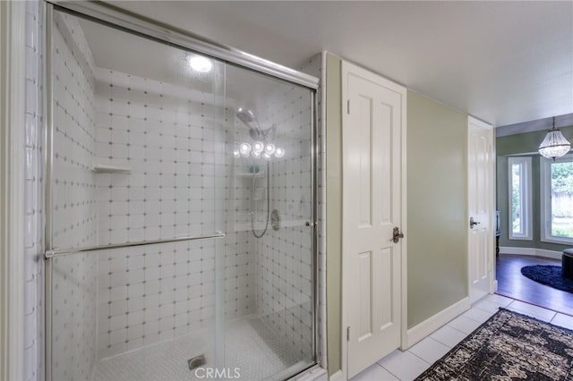 2640 Tenaya Way, Fresno, CA 93711 - full bathroom with tile patterned flooring and a shower stall