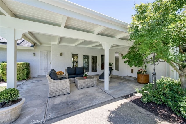 2640 Tenaya Way, Fresno, CA 93711 - view of patio / terrace with an outdoor hangout area