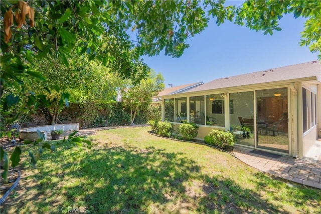 7215 Enfield Ave, Reseda, CA 91335 - view of yard with a sunroom and a patio