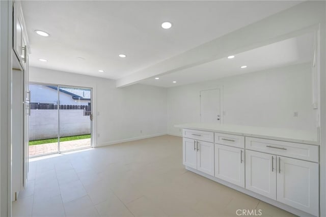 8888 Patrero St, Riverside, CA 92503 - spare room featuring recessed lighting and beam ceiling
