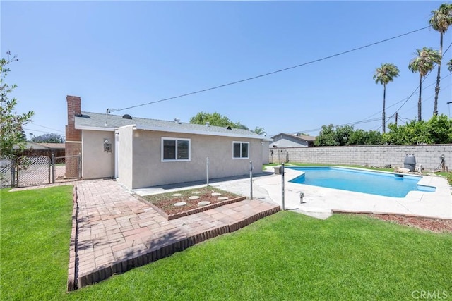 8888 Patrero St, Riverside, CA 92503 - view of pool featuring a fenced backyard and a patio area
