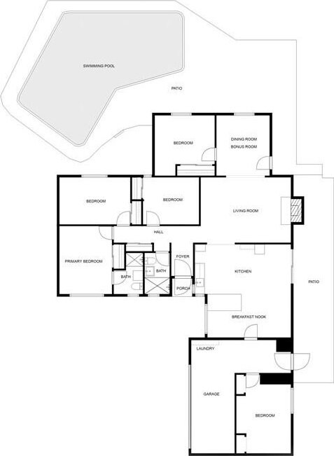 8888 Patrero St, Riverside, CA 92503 - view of home floor plan
