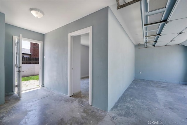 8888 Patrero St, Riverside, CA 92503 - hallway featuring concrete floors