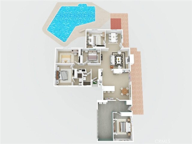 8888 Patrero St, Riverside, CA 92503 - view of floor plan / room layout